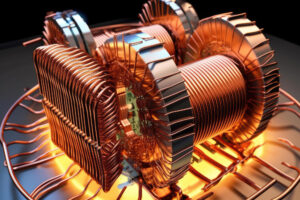 transformer with copper windings